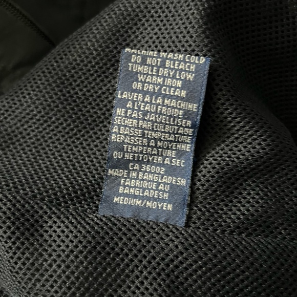 Hathaway Men's Jacket Black Zip Up Long Sleeves Size Medium (OJ-103) - Picture 10 of 10